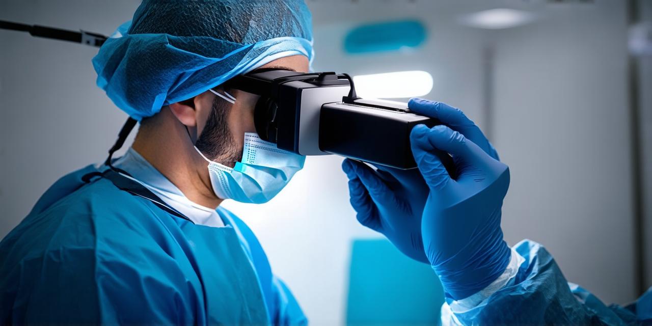 Some surgeons utilize specialized virtual reality goggles to merge various images during surgery.