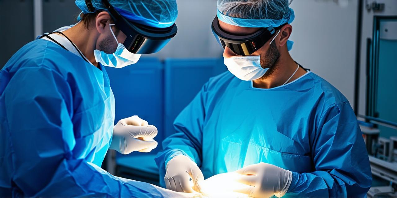 Some surgeons utilize specialized virtual reality goggles to merge various images during surgery.