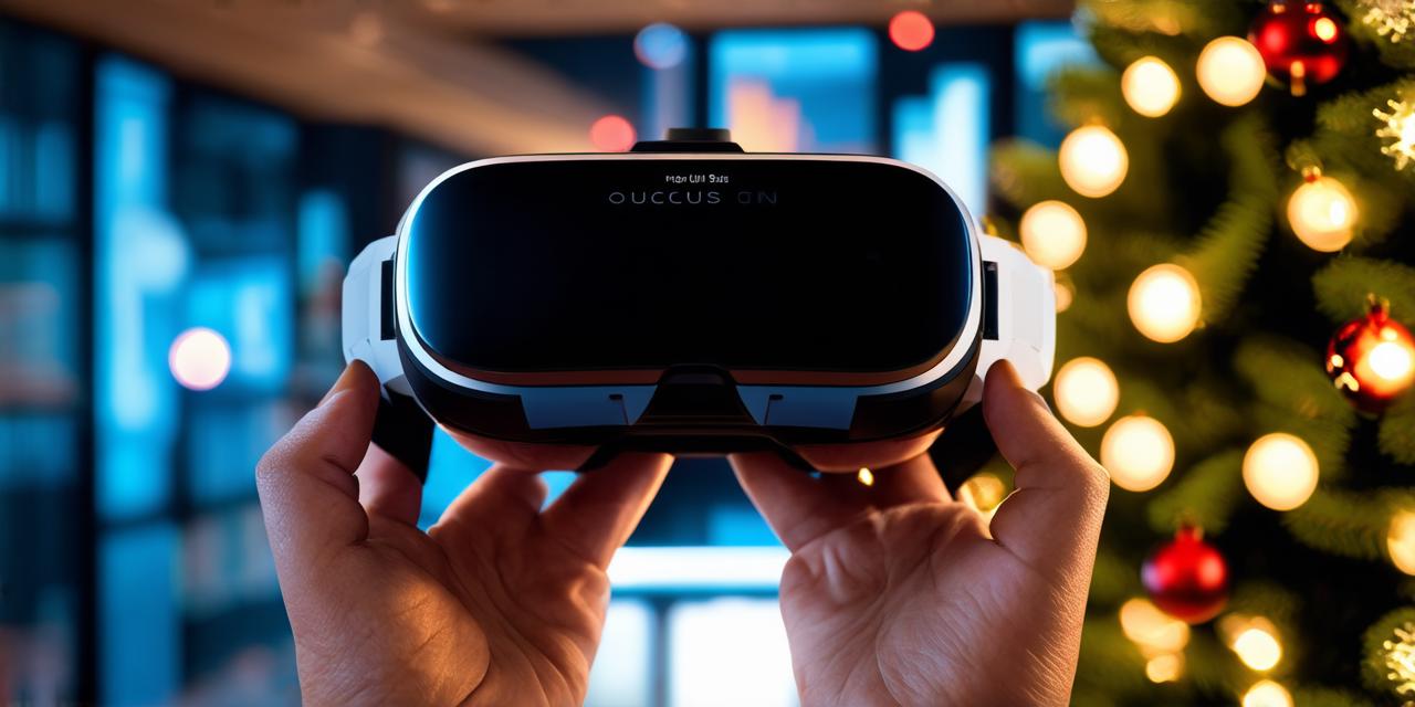 Which virtual reality headset has the largest game library and is a popular Christmas gift?