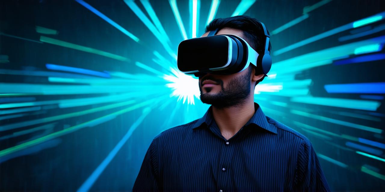 What is the function of a virtual reality headset?