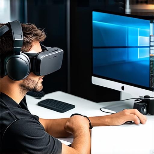 What is an advantage of using a tethered VR headset?