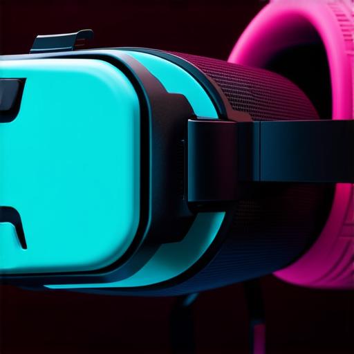 What is the function of the pass-through feature on a virtual reality headset?