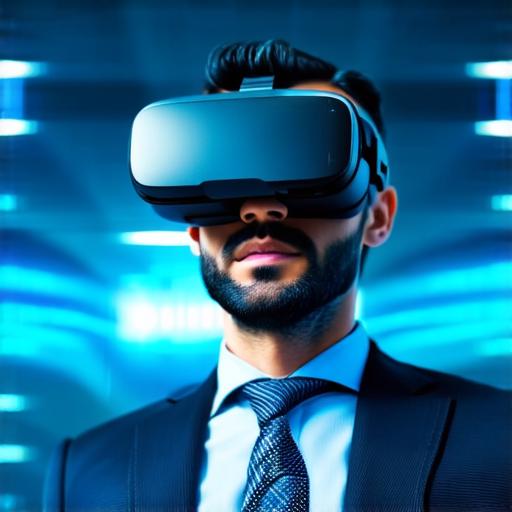 What is a benefit of using immersive virtual reality in business applications?