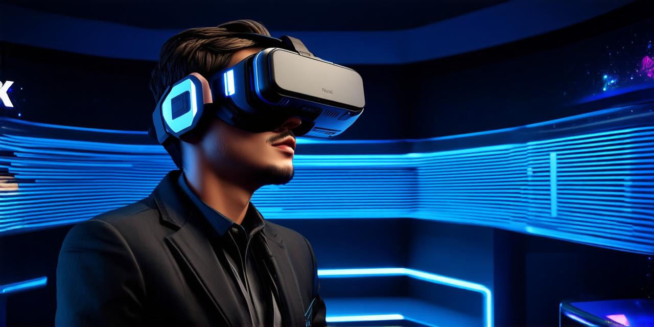 What is the function of a virtual reality headset?