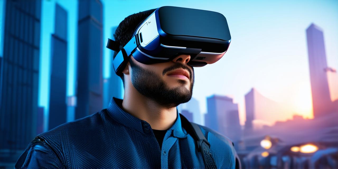 What is the function of a virtual reality headset?