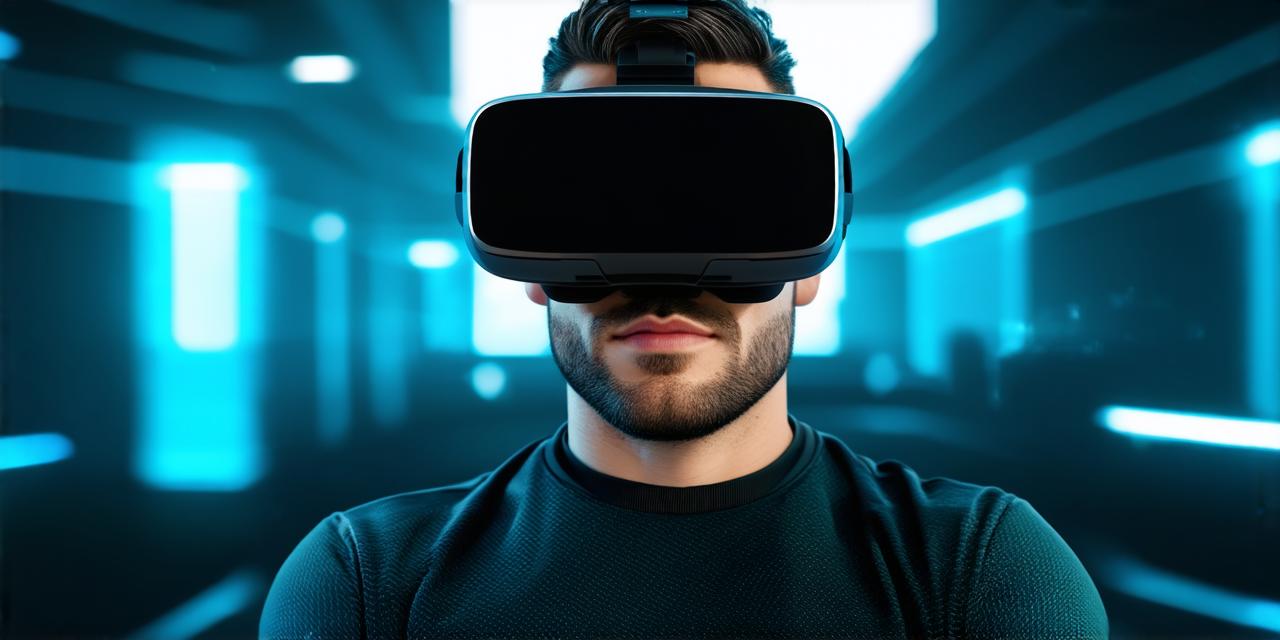 What is the function of the pass-through feature on a virtual reality headset?